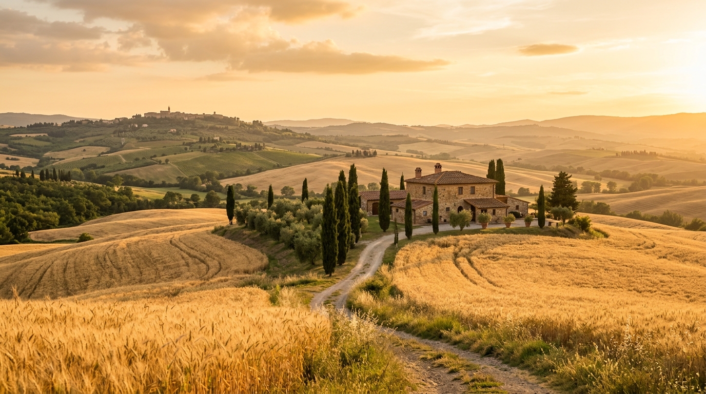 Santa Parma Tuscan Landscape