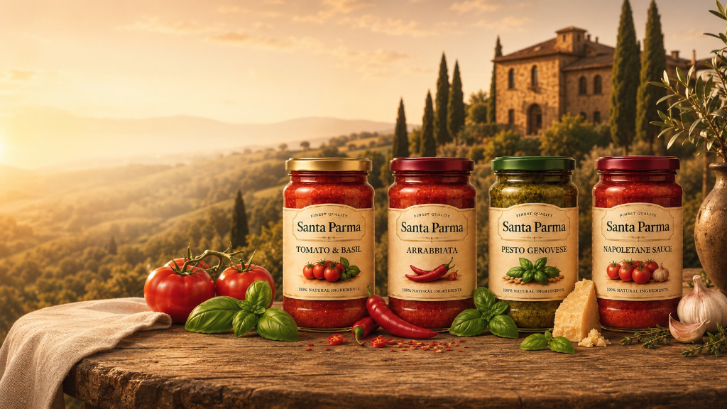 Santa Parma 4 Gourmet Pasta Sauces